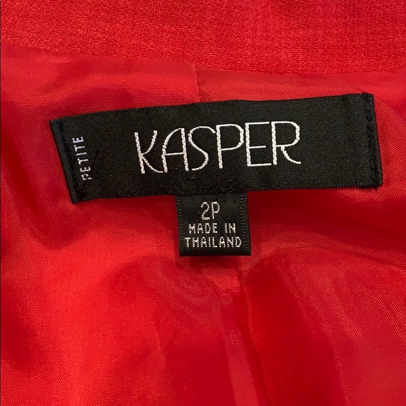 Kasper Red Suit Jacket 🔥🔥🔥 - Picture 5 of 6